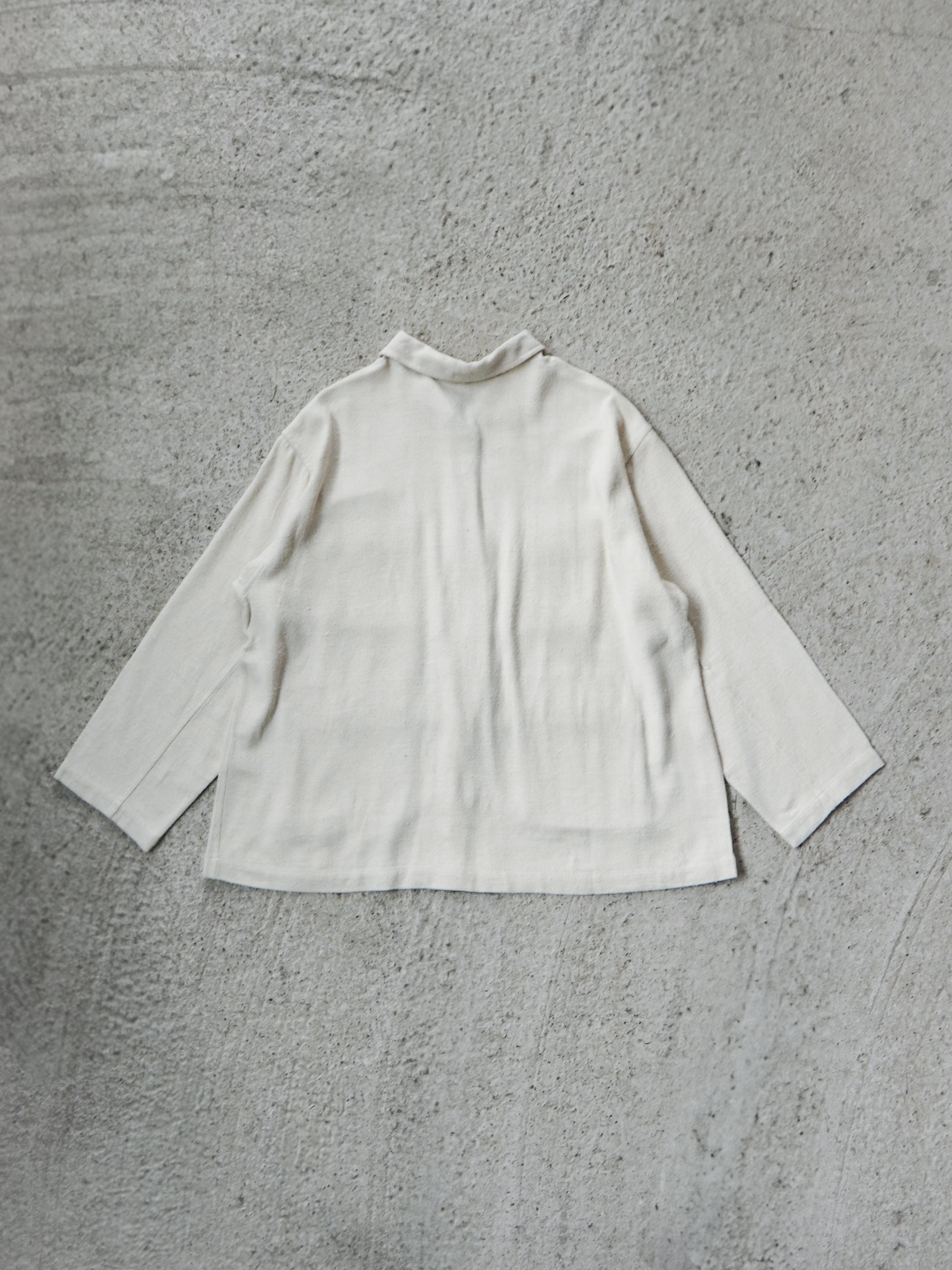 Matka Silk Noil Hand Woven Fabric Work Jacket