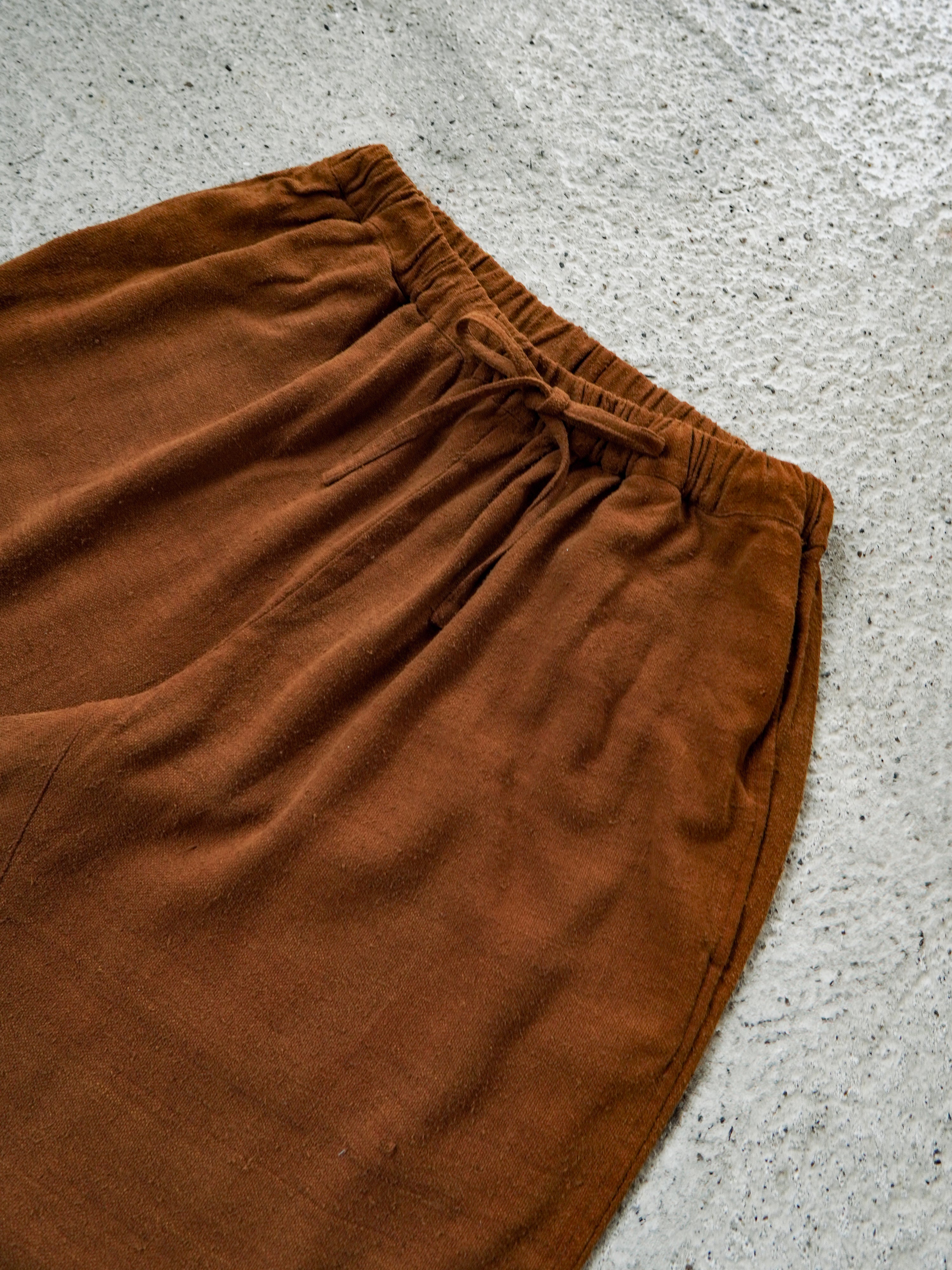 Matka Silk Noil Hand Woven Fabric Salwar Pants