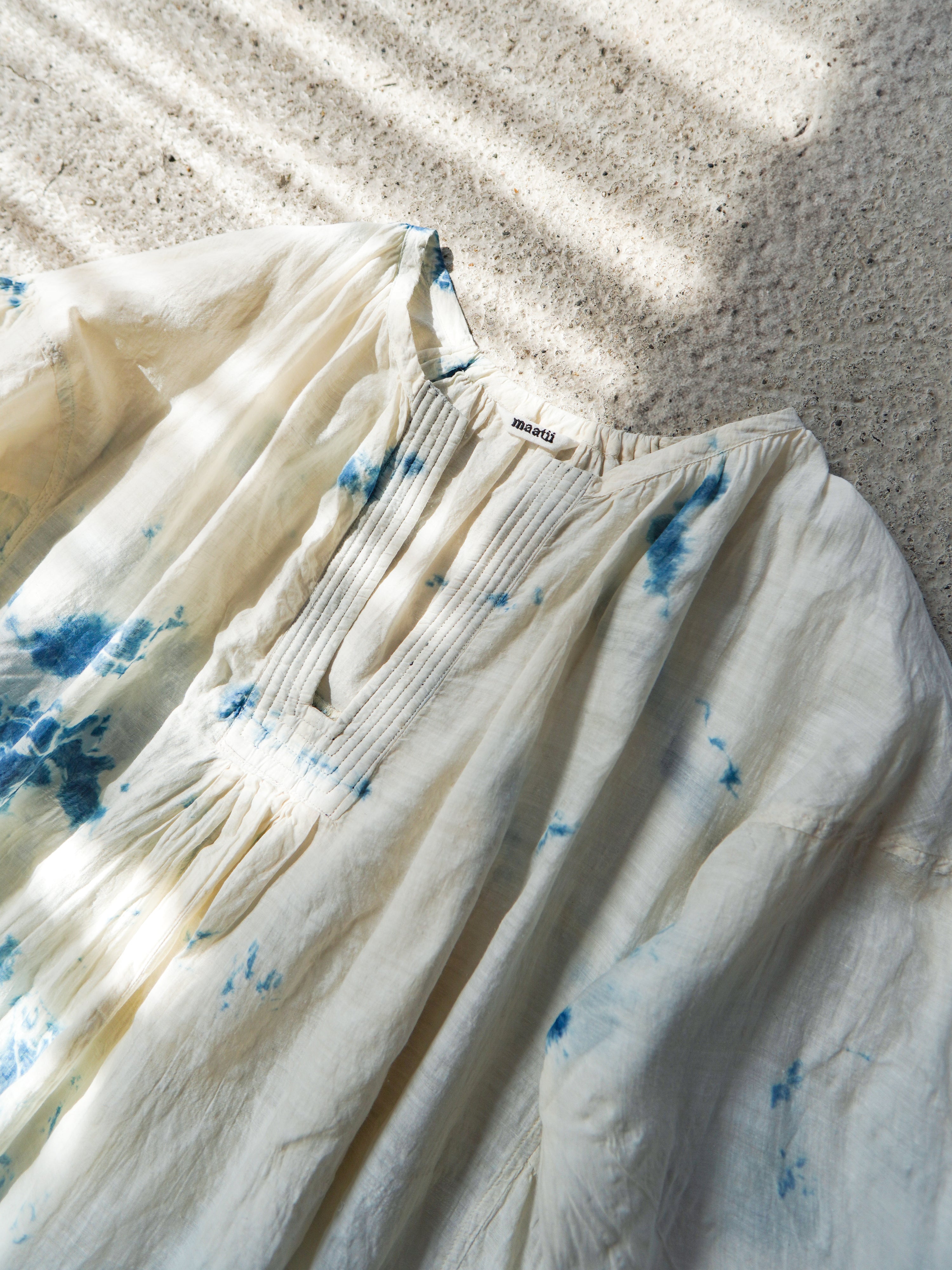 Tusser Silk Khadi Hand Dyed Dress