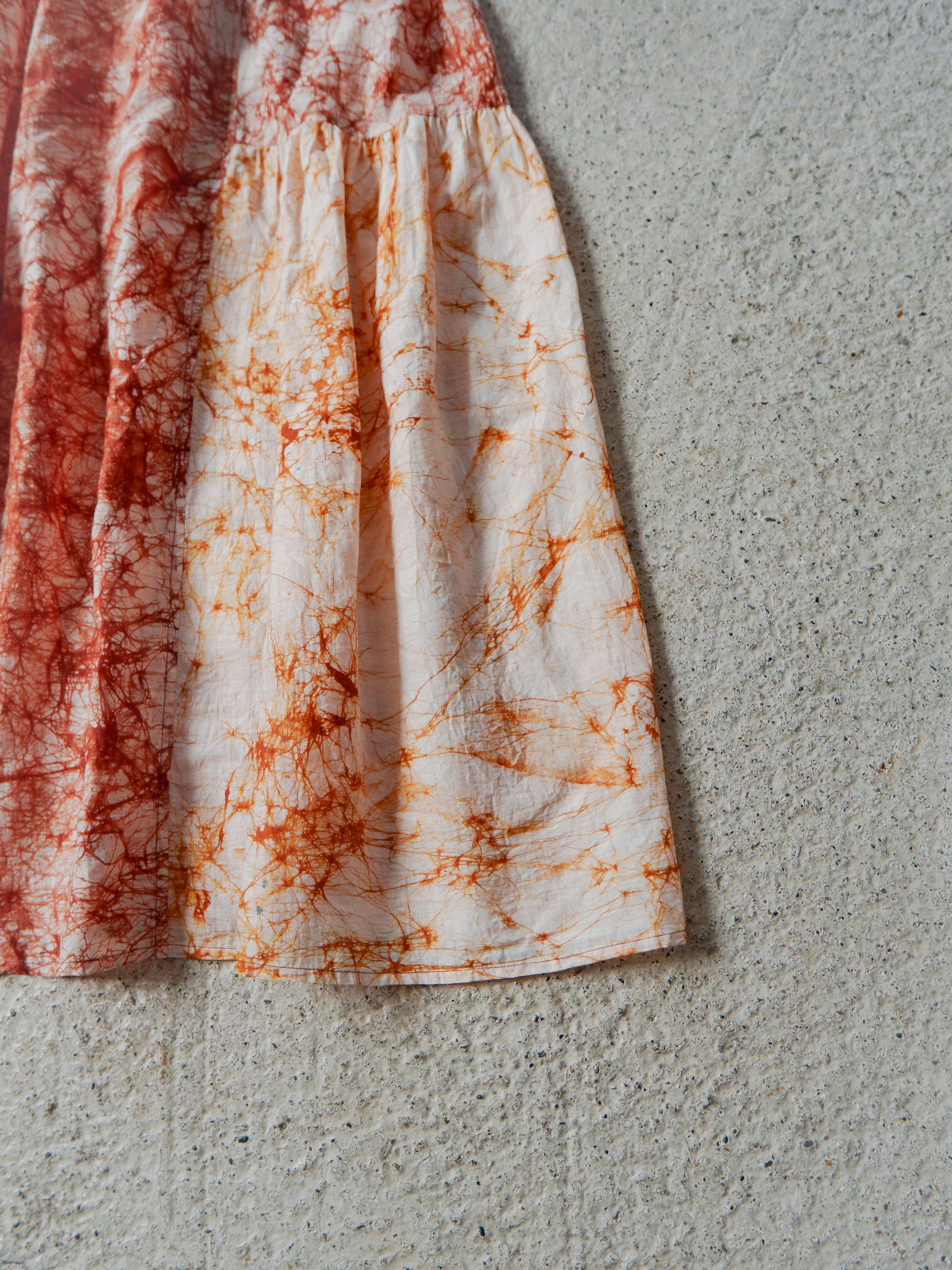 Tusser Silk Khadi Hand Dyed Dress