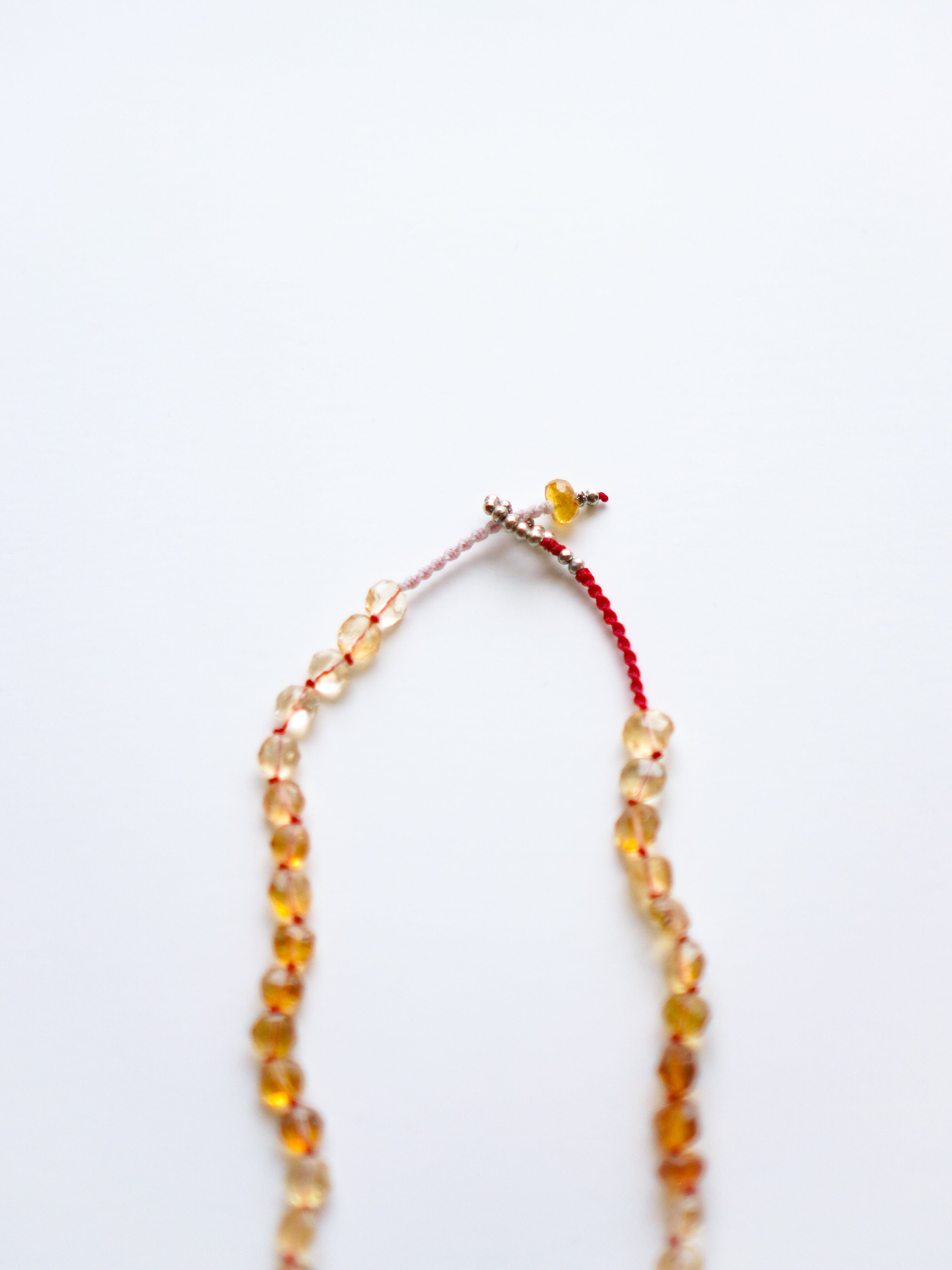 " TEN TO TEN " Necklace  C/# Citrine