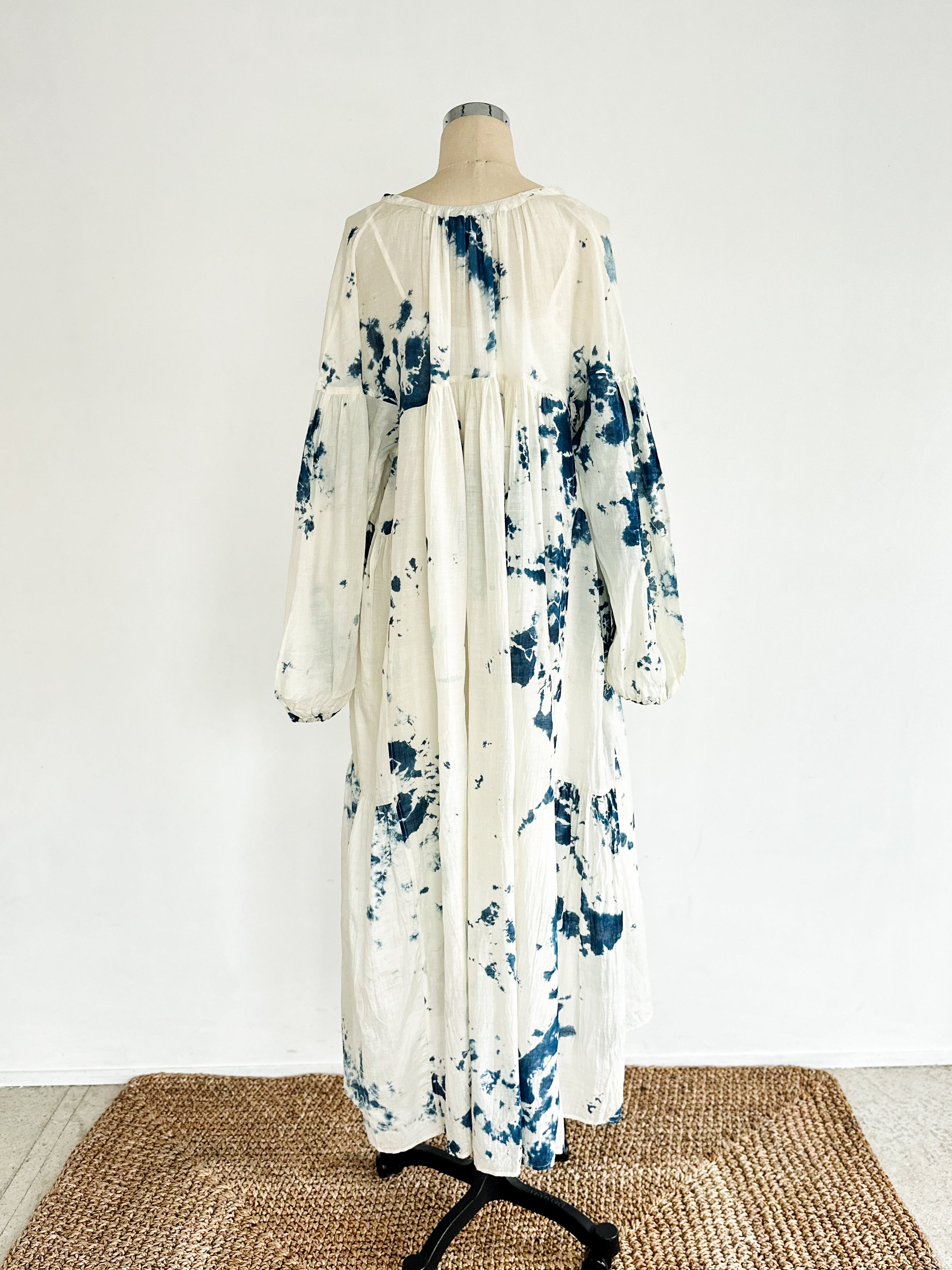 Tusser Silk Khadi Hand Dyed Dress