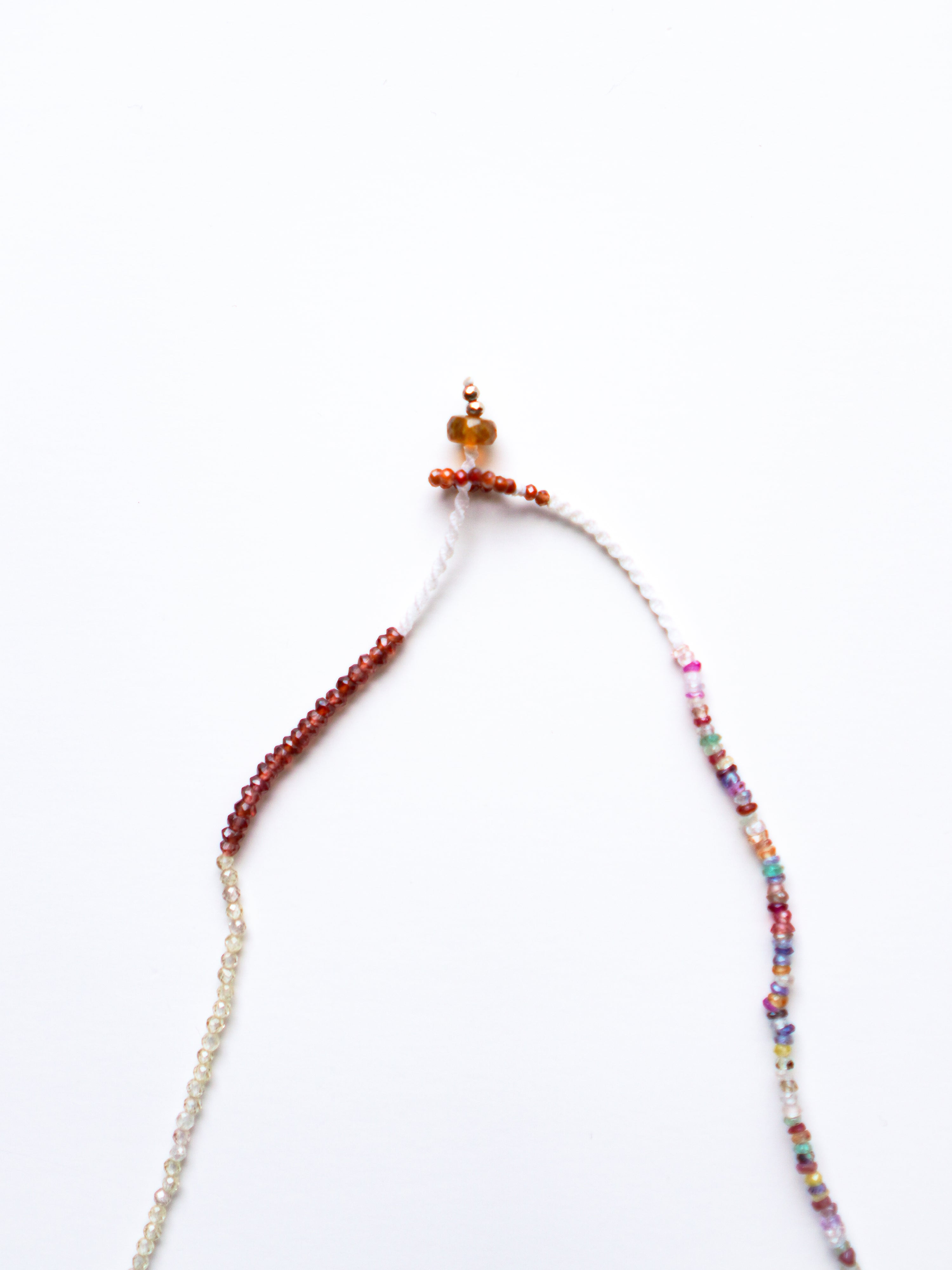 " Spindle Wheel Necklace " Citrine