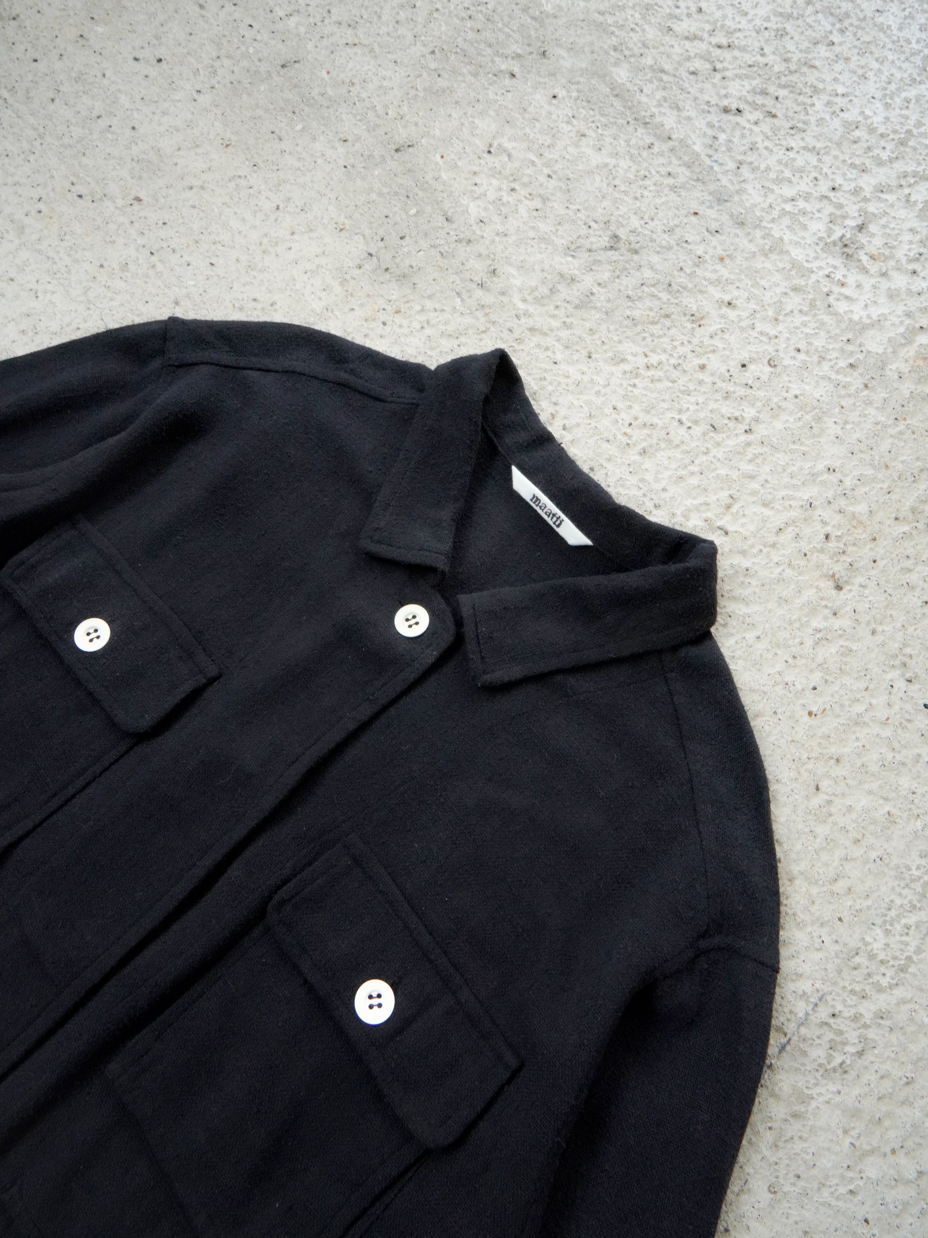 Matka Silk Noil Hand Woven Fabric Work Jacket