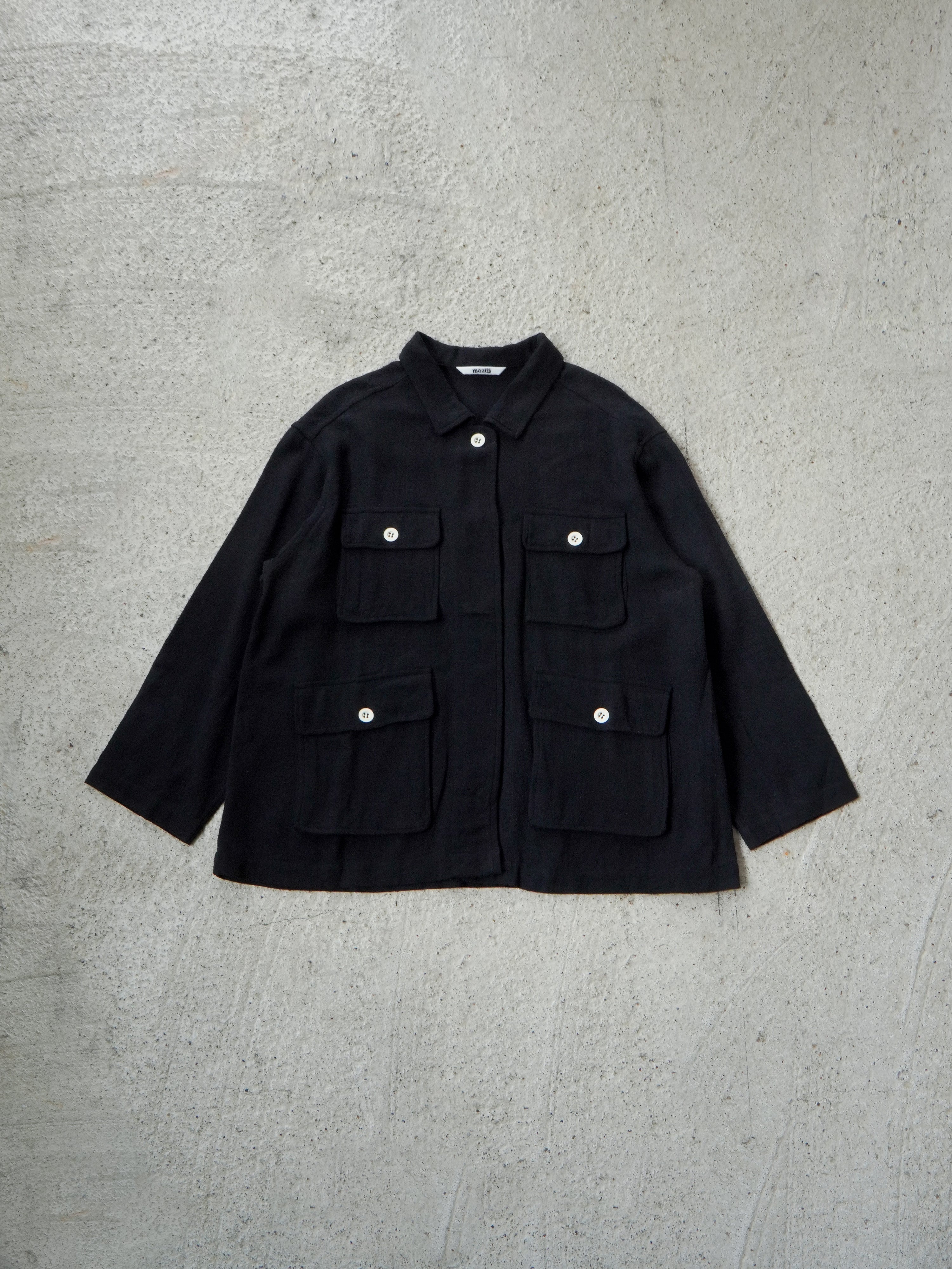 Matka Silk Noil Hand Woven Fabric Work Jacket