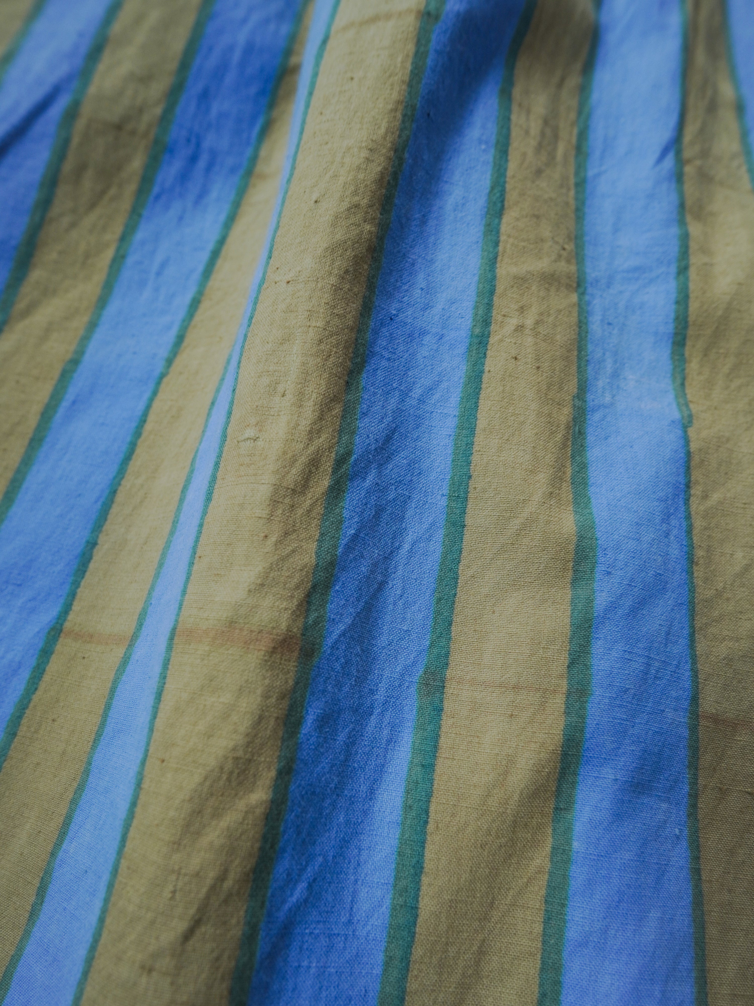 Stripe Block Print Tunic Blouse