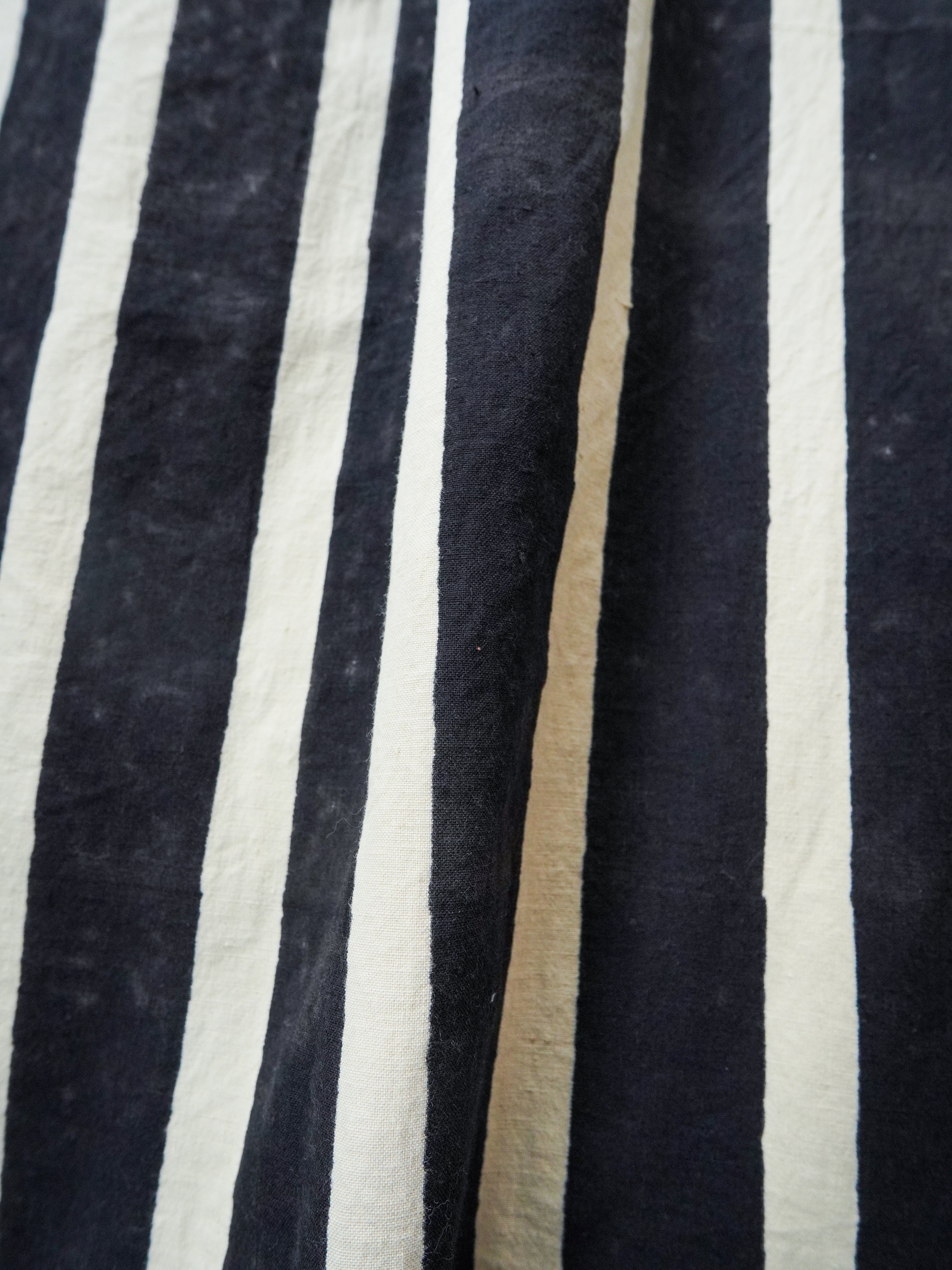 Stripe Block Print Tunic Blouse