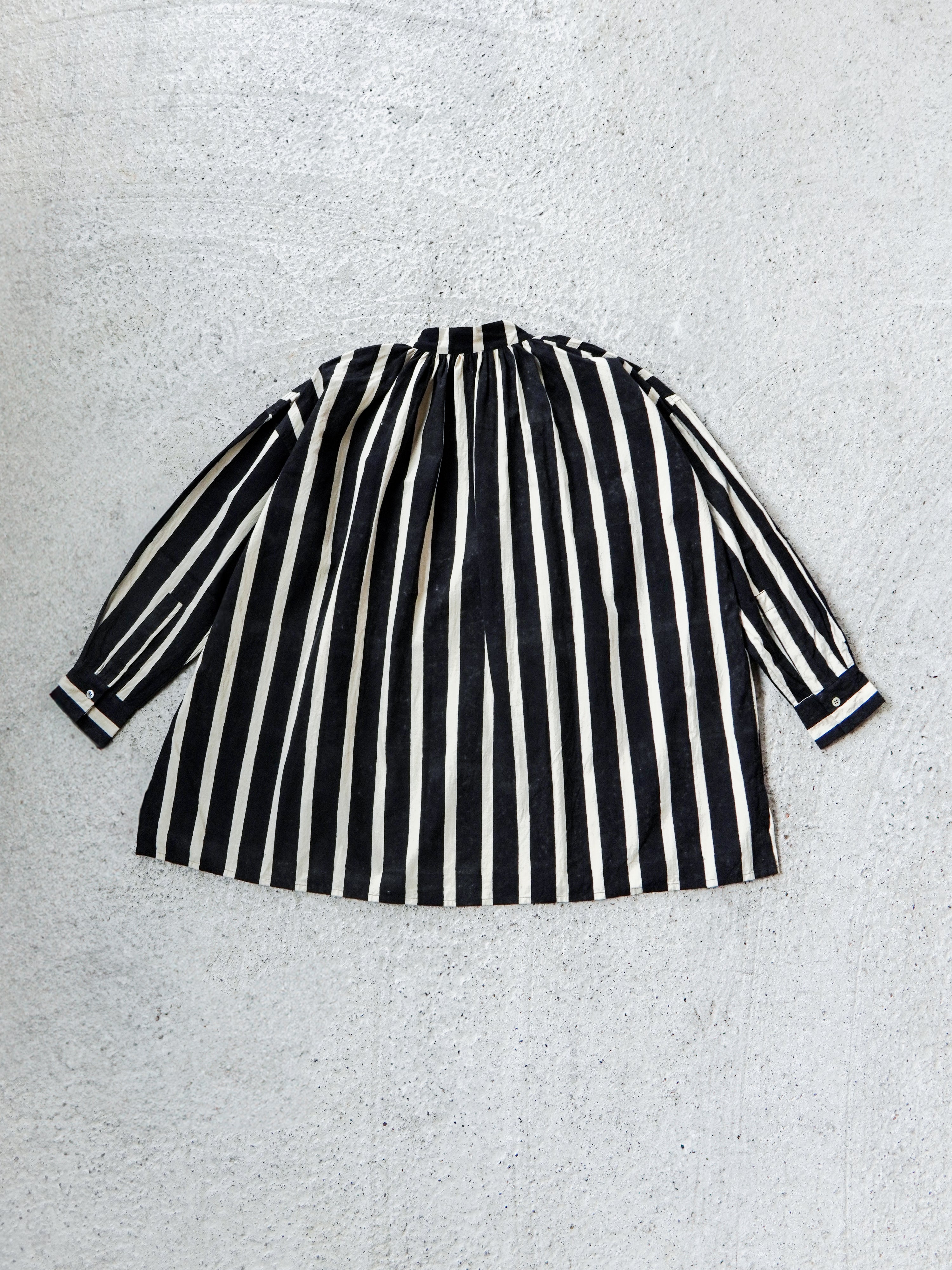 Stripe Block Print Tunic Blouse