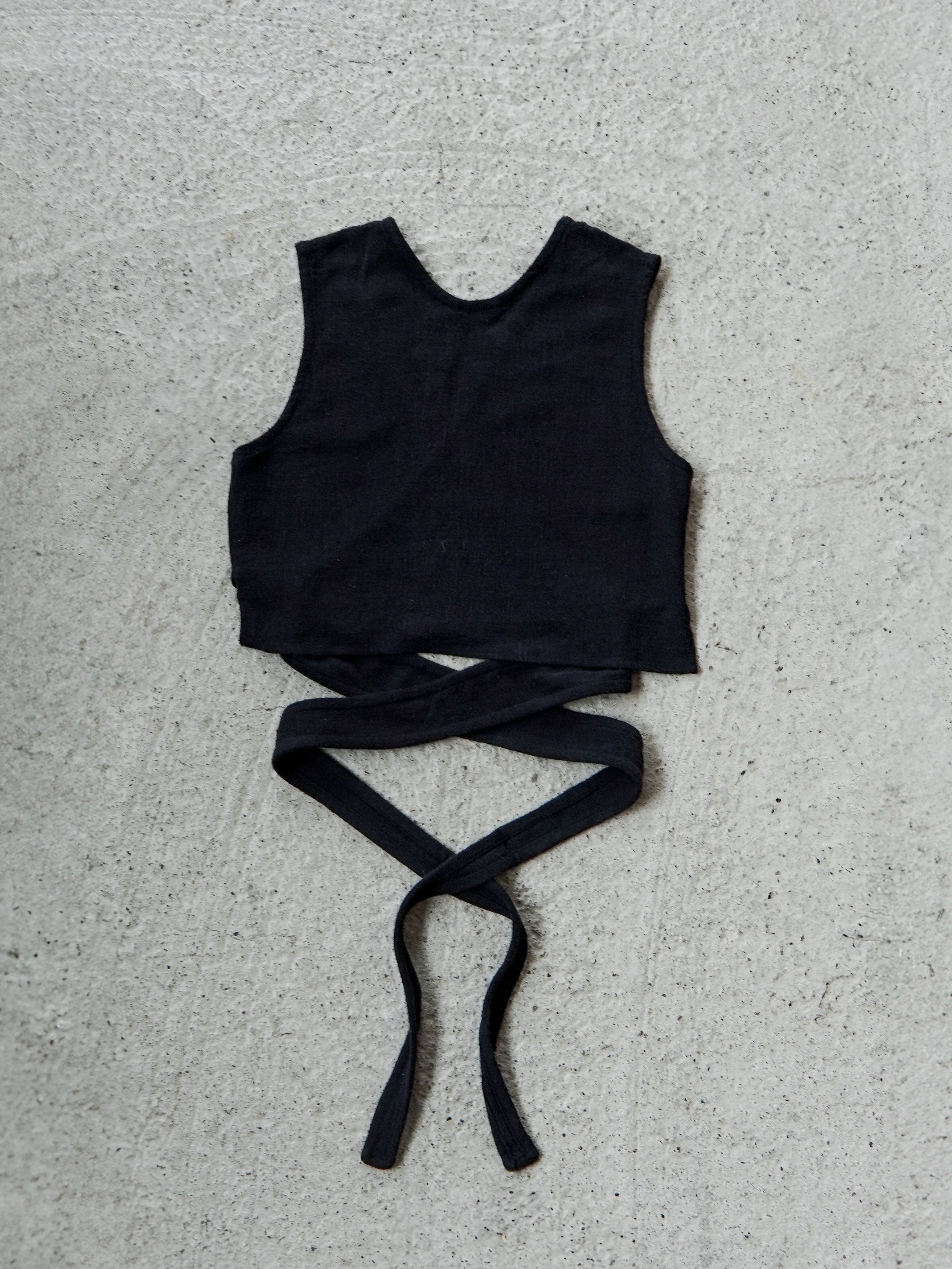 Matka Silk Noil Hand Woven Wrap Vest