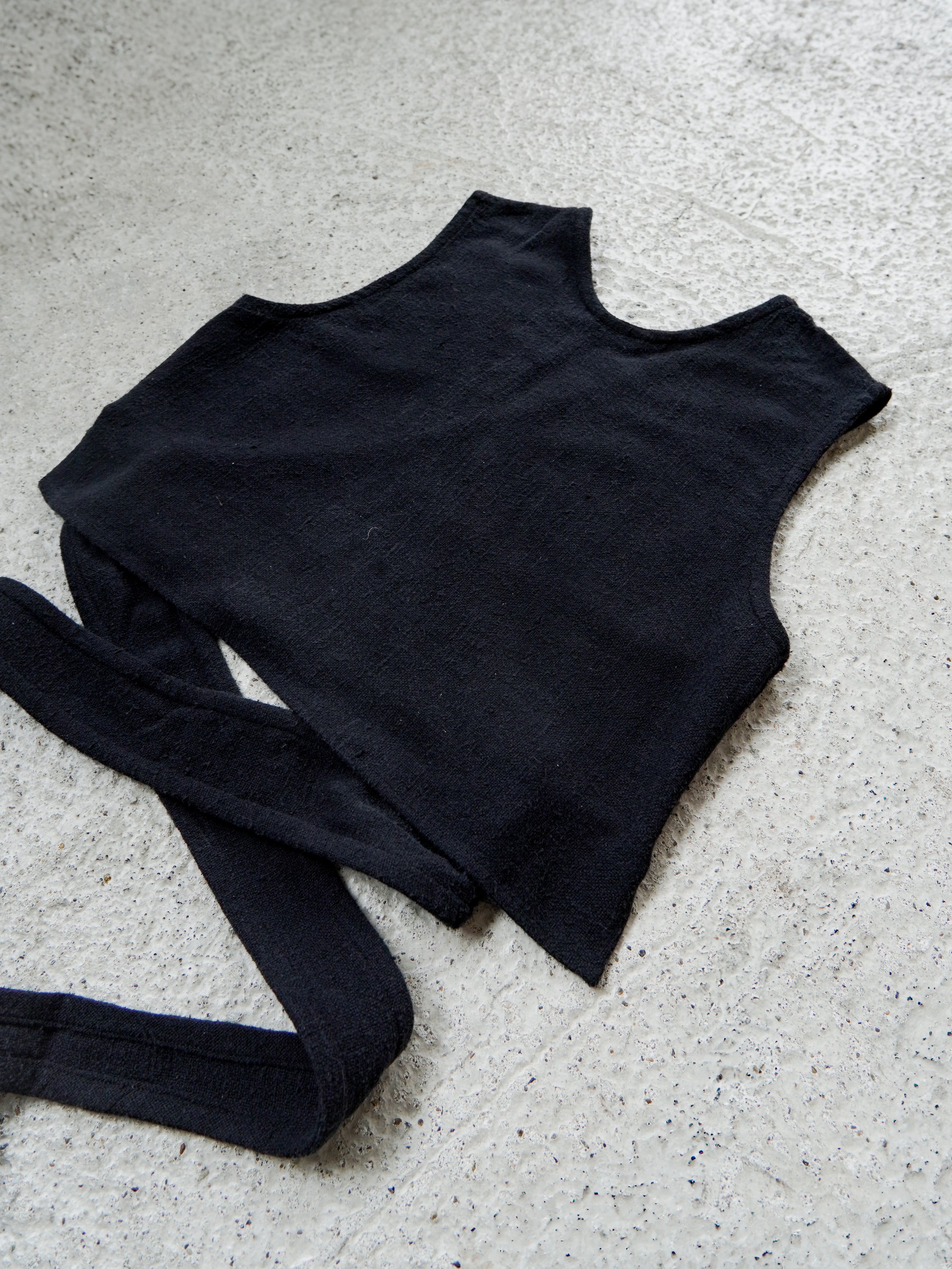 Matka Silk Noil Hand Woven Wrap Vest