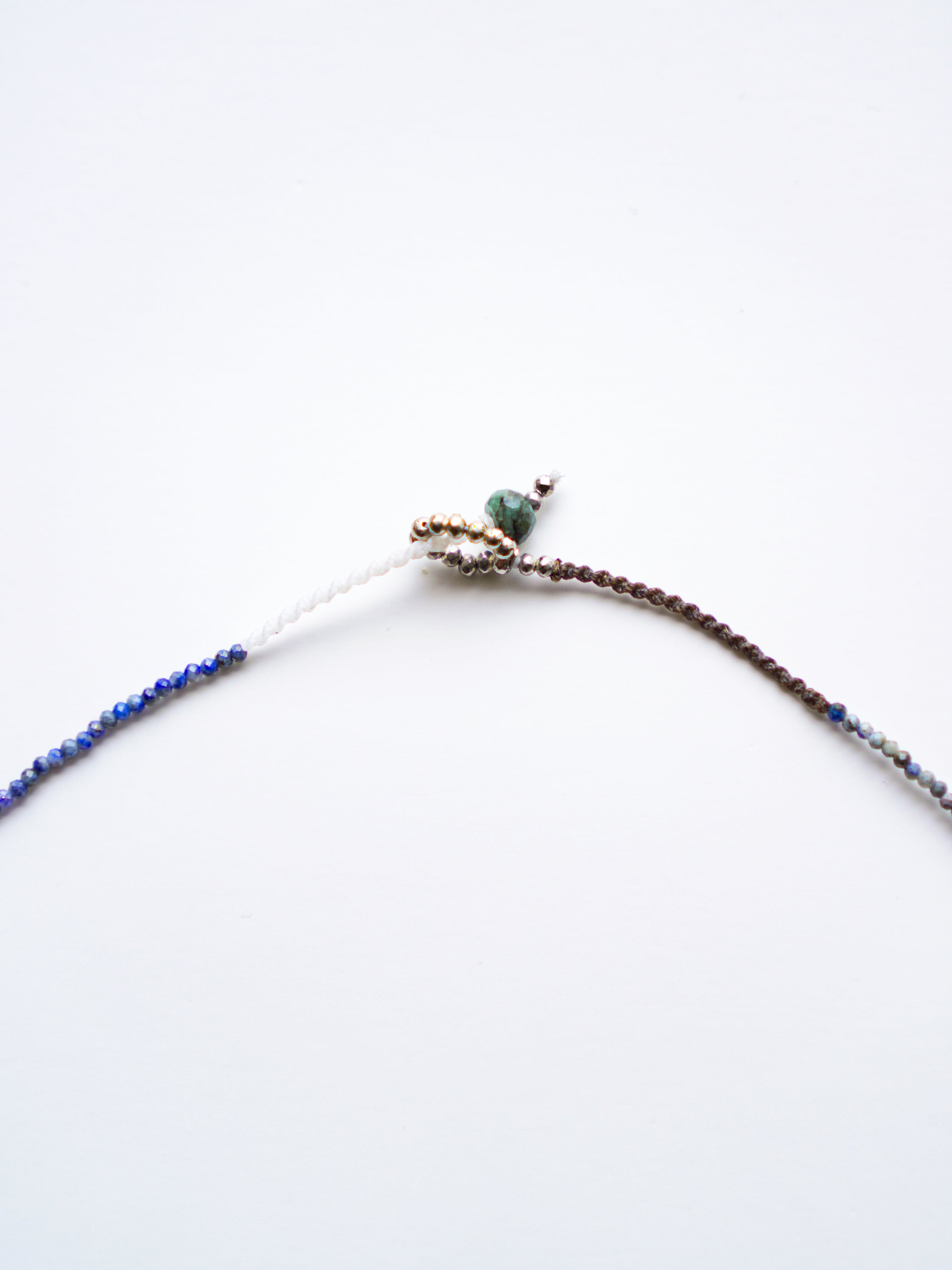 "Spindle Wheel Necklace" Green Aventurine