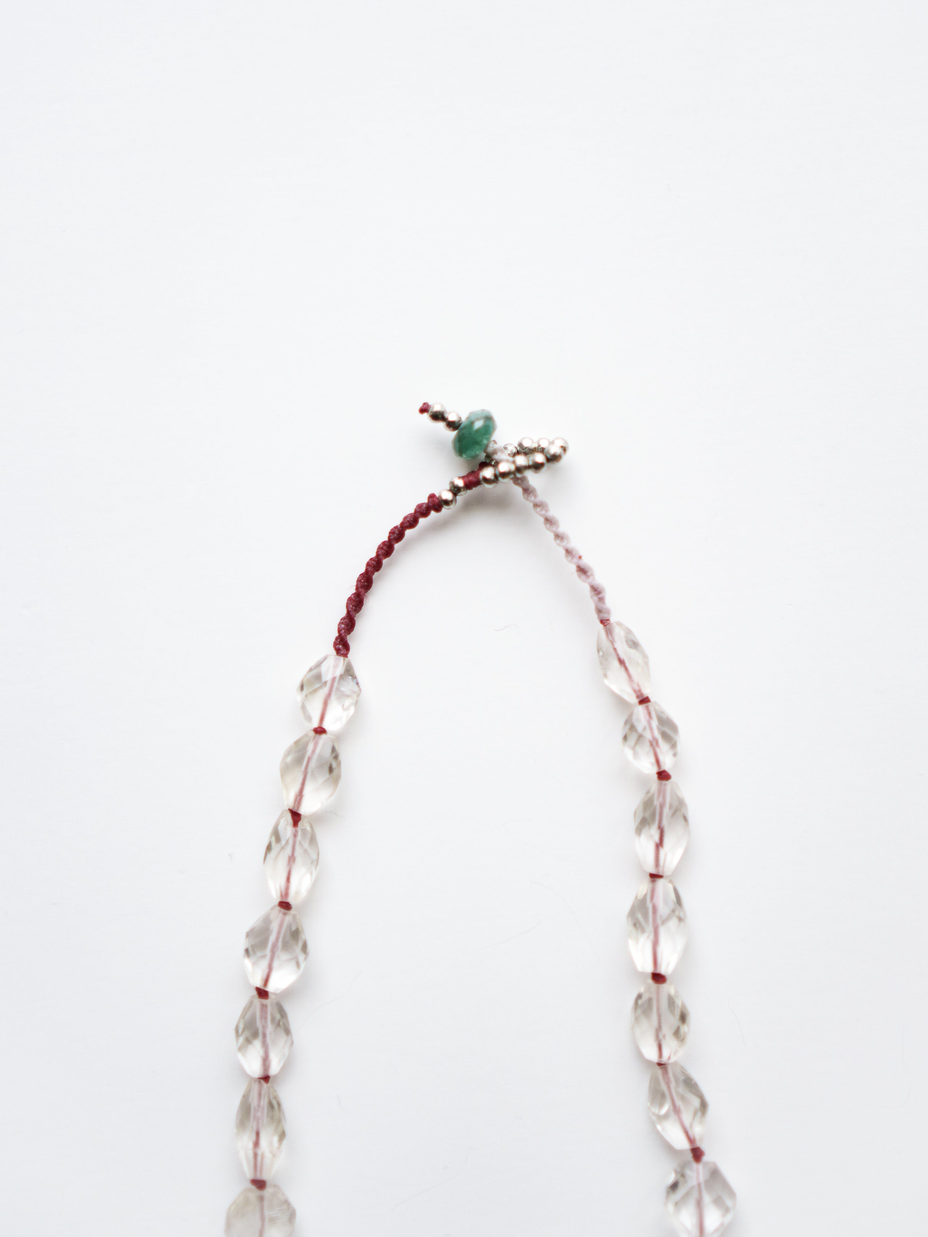 " TEN TO TEN " Necklace c/# Quartz