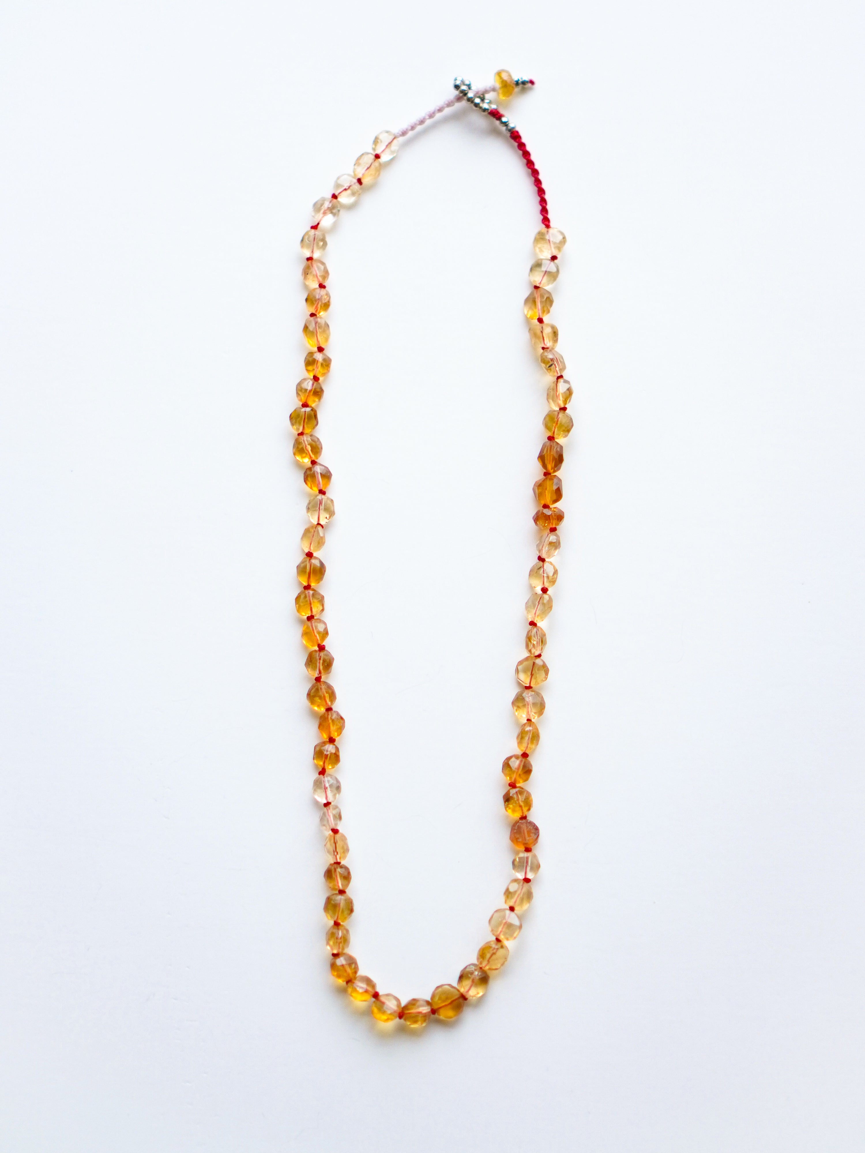 " TEN TO TEN " Necklace  C/# Citrine