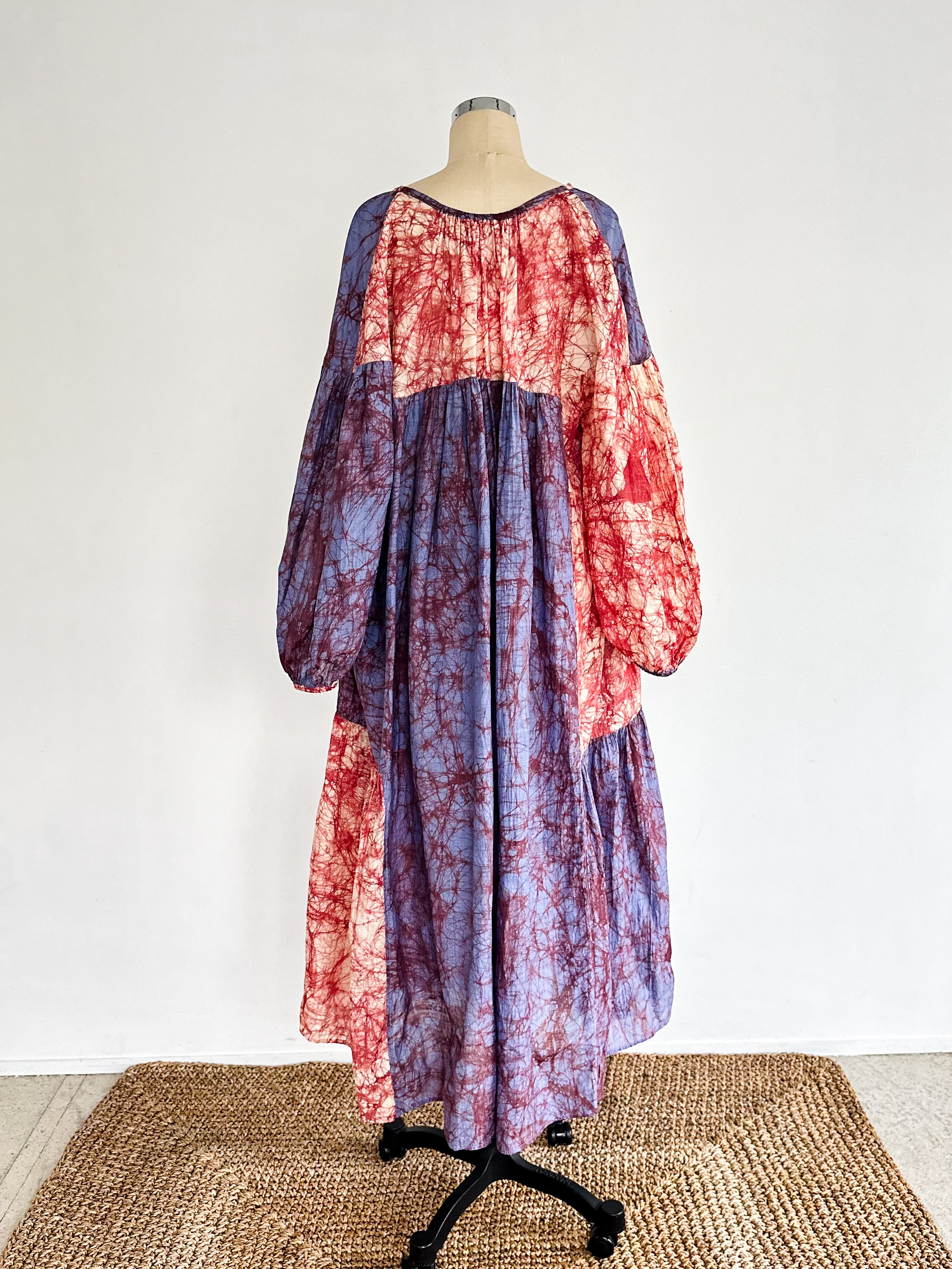 Tusser Silk Khadi Hand Dyed Dress